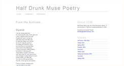 Desktop Screenshot of halfdrunkmuse.com