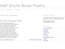 Tablet Screenshot of halfdrunkmuse.com